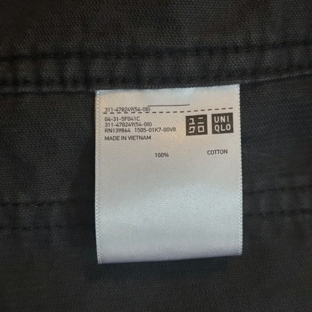 Uniqlo Corduroy Chore Coat Jacket Unisex S 100% Cotton Relax fit Gray Workwear